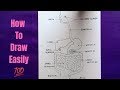 How to draw Human Digestive system in easy way - step by step