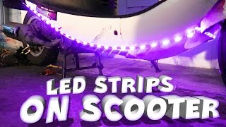 Installing LED Light Strips on My Scooter