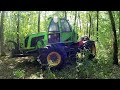 Ťažba dreva opäť v trojitej zostave stihl ms 500i skidder orvex lt 100 logging working in forest