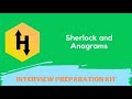 HackerRank Sherlock and Anagrams problem solution in Python programming | Interview Preparation Kit