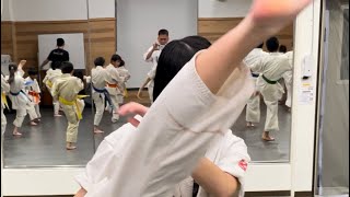 極真会‼️綺麗に回し蹴り‼️#極真空手 #kyokushin #karate #空手#空手道