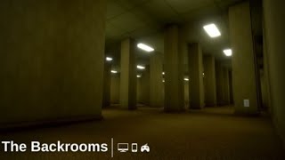 oggi esploriamo le backrooms parte #1!      (primo video del canale)