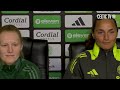 full celtic fc women’s media conference elena sadiku u0026 morgan cross 14 01 2025