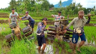 SERU NIH‼️ Perjalanan bawa traktor capung ke sawah kejepit...banyak bercanda nya.