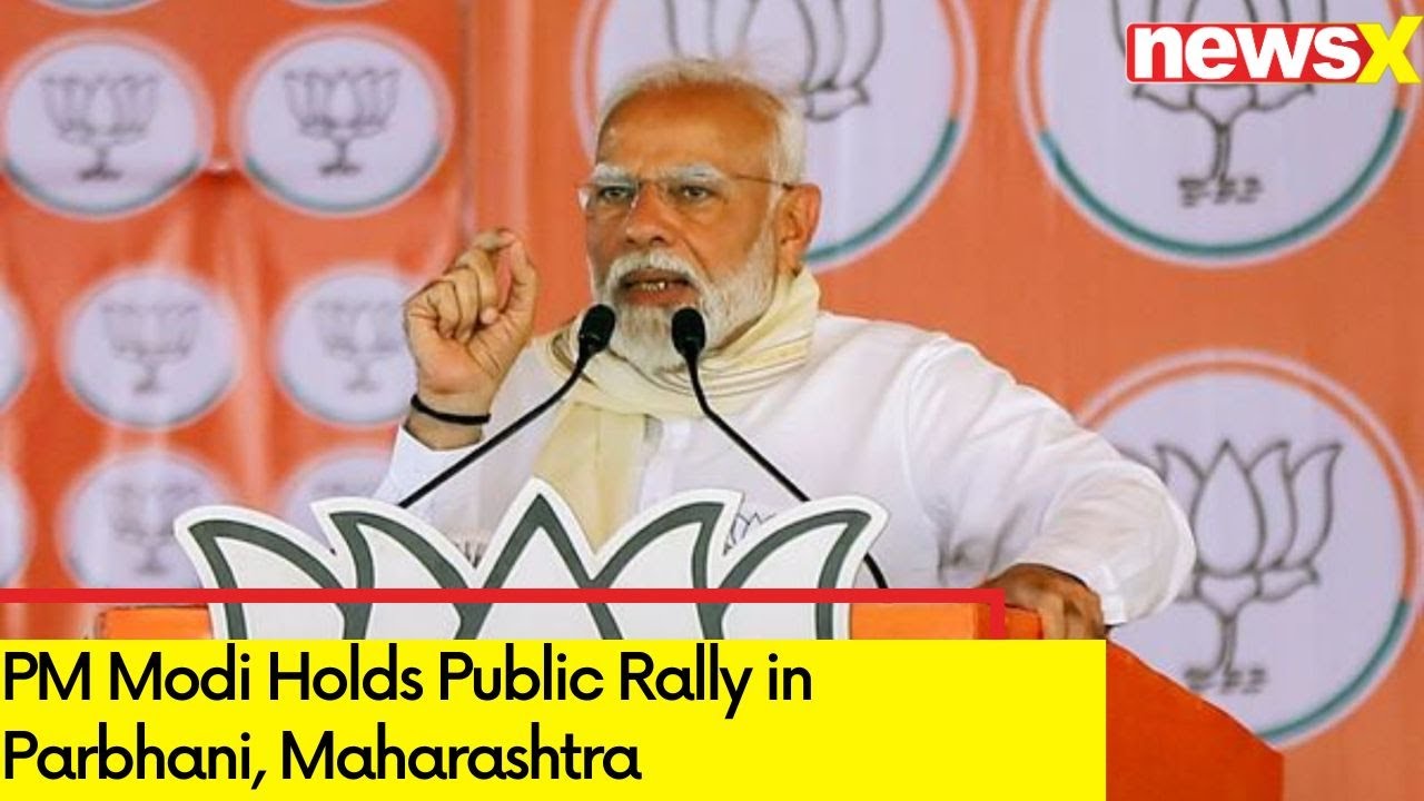 PM Modi Holds Public Rally In Parbhani, Maha | BJP's Lok Sabha Campaign ...