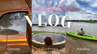 22nd Birthday Vlog | Prospect Farm Camping | Gift Unboxing and so much more