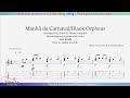 For Acoustic Fingerstyle Guitar with TABs - Manhã de Carnaval (Black Orpheus)