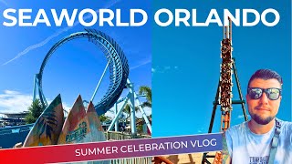 Summer Celebration & 60th Anniversary Vlog | SeaWorld Orlando June 2024