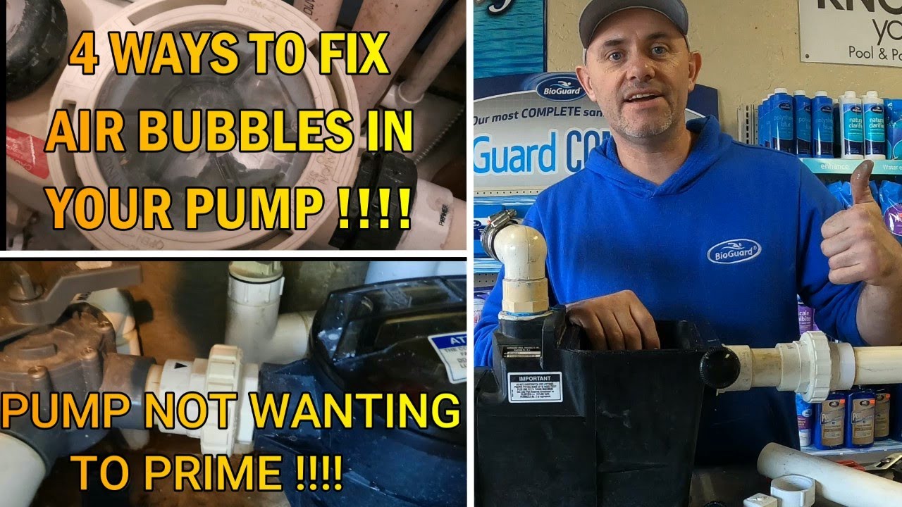 How To Fix Air Leaks In Pool Pump: Fix Air Bubbles In Pool Pump: Pool ...