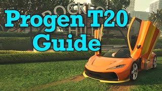 GTA 5: Progen T20 Showcase \u0026 Customization Guide! Price \u0026 Spoiler! (Ill-Gotten Gains Part 2)