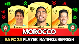 EA FC 24 | BIGGEST MOROCCO RATING UPGRADES (FIFA 24)! 😱🔥 ft. Hakimi, Bounou, Ziyech...