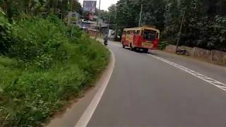 Dangerous Driving on Pala Thodupuzha Road