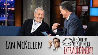 Ian McKellen Takes The Colbert Questionert