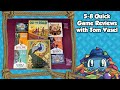 5-8 Quick Game Reviews - with Tom Vasel