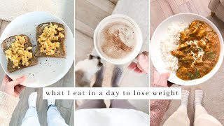 REALISTIC What I Eat In A Day To Lose Weight  | weight loss journey, healthy meal inspo