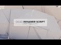 Dojo Renamer Script Demo Tutorial (Free After Effects Script)
