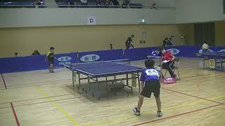 【バンビ男子】𠮷岡譲治 vs 尾形栄虎｜全農杯 2022年全日本卓球選手権大会｜第1ステージ