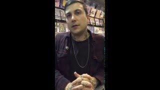 2016 01 27 We're record shopping with Frank Iero!