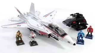 Mega G.I. JOE Skystriker vs. Cobra HISS tank brick built review! Mattel ♥ Hasbro now?! #NotSponsored