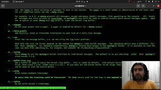 فرمان dmesg - kernel ring buffer