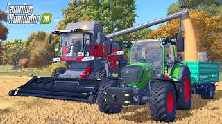 Swathing Wheat - Farming Simulator 25 Gameplay Walkthrough -- Early Access --