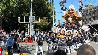 令和6年 喜志新家だんじり 美具久留御魂神社宮入