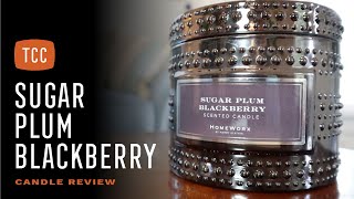 Sugar Plum Blackberry Candle Review - HomeWorx by Harry Slatkin