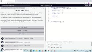 Challenge 14 - smallest common multiple - freecodecamp