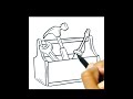 How to draw toolbox #shorts