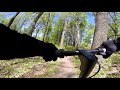 escooter asmr relaxing ride in illinois prairie crushed gravel and forest trails. no talking