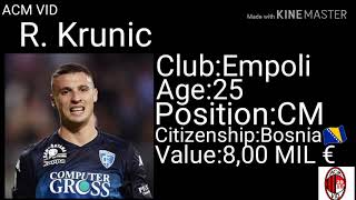 Rade Krunic -Welcome to Ac Milan-Goals,Assists \u0026 Skils 2018-19