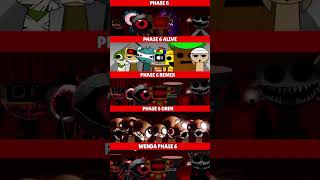 📹Incredibox Sprunki Phase 6 Oren VS Wenda VS Phase 6 VS Alive VS Phase 6 Remix *MIX HORROR VERSION*