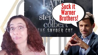 ZACK SNYDER TELLS WARNER BROTHERS TO "SUCK IT" ON THE LATE SHOW!