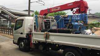 3トンユニック車　墓相　栃木県　足利市　墓石