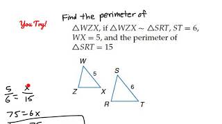 Proportional Parts of Similar Triangles