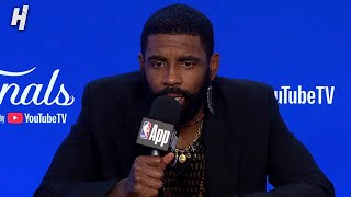 Kyrie Irving talks his struggles, Game 2 loss, FULL Postgame Interview 🎤