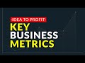 KEY BUSINESS METRICS FOR STARTUPS