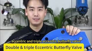 What's the difference between double eccentric and triple eccentric butterfly valves?