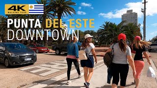 🇺🇾 PUNTA DEL ESTE: Downtown (Centro) | Maldonado | WALKING TOUR 2025 [ 4K ]