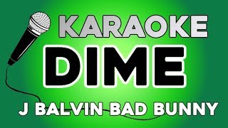 Dime KARAOKE con LETRA Feat J Balvin Bad Bunny Arcangel De La Ghetto Revol