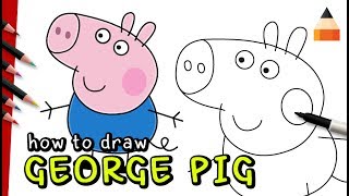 How To Draw George | Drawing Peppa Pig