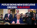 FULL SIGNING: President Trump signs executive orders on coal mining