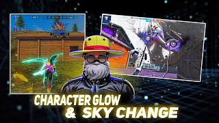 CHARACTER GLOW EFFECT AND  SKY CHANGE FREE FIRE VIDEO EDITING TUTORIAL LIKE ​ ‪@zoroffxx‬​