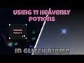 USING 11 HEAVENLY POTIONS IN GLITCH BIOME FOR GLITCH AURA in Sol's RNG