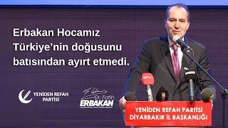 Erbakan Hocamız Türkiye’nin doğusunu batısından ayırt etmedi.