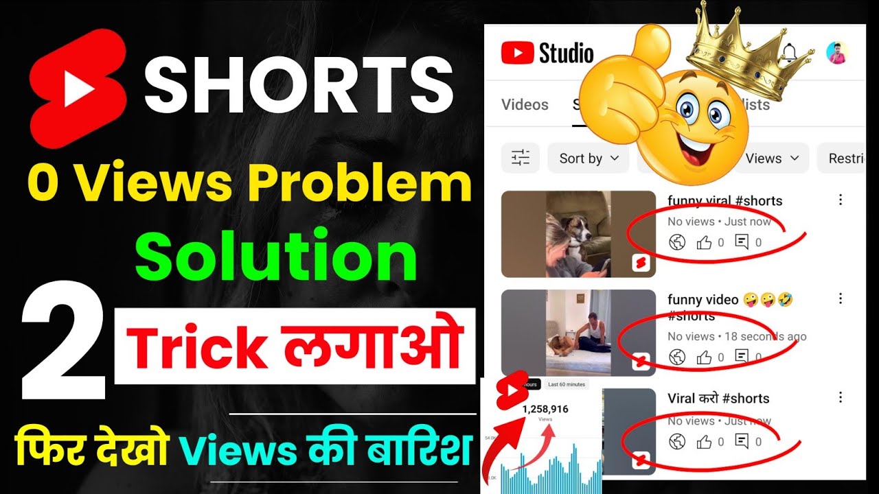 Shorts 0 Views Problem Shorts Views Freeze Problem Solution