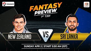 Fantasy Cricket Tips: New Zealand vs Sri Lanka 1st T20I | NZ vs SL Team Prediction