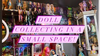 Doll Collecting in a small space! Come rearrange my doll room with me!