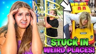 REACTING TO People Who Got Stuck In Weird Places