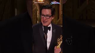 Mom, I Just Won An Oscar! | Ke Huy Quan Has Emotional Moment On Stage, Wins Best Supporting Actor!